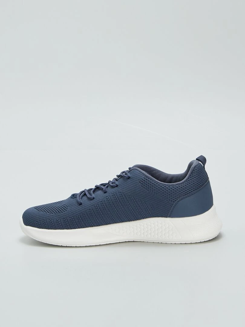Baskets en mesh esprit running   Bleu marine