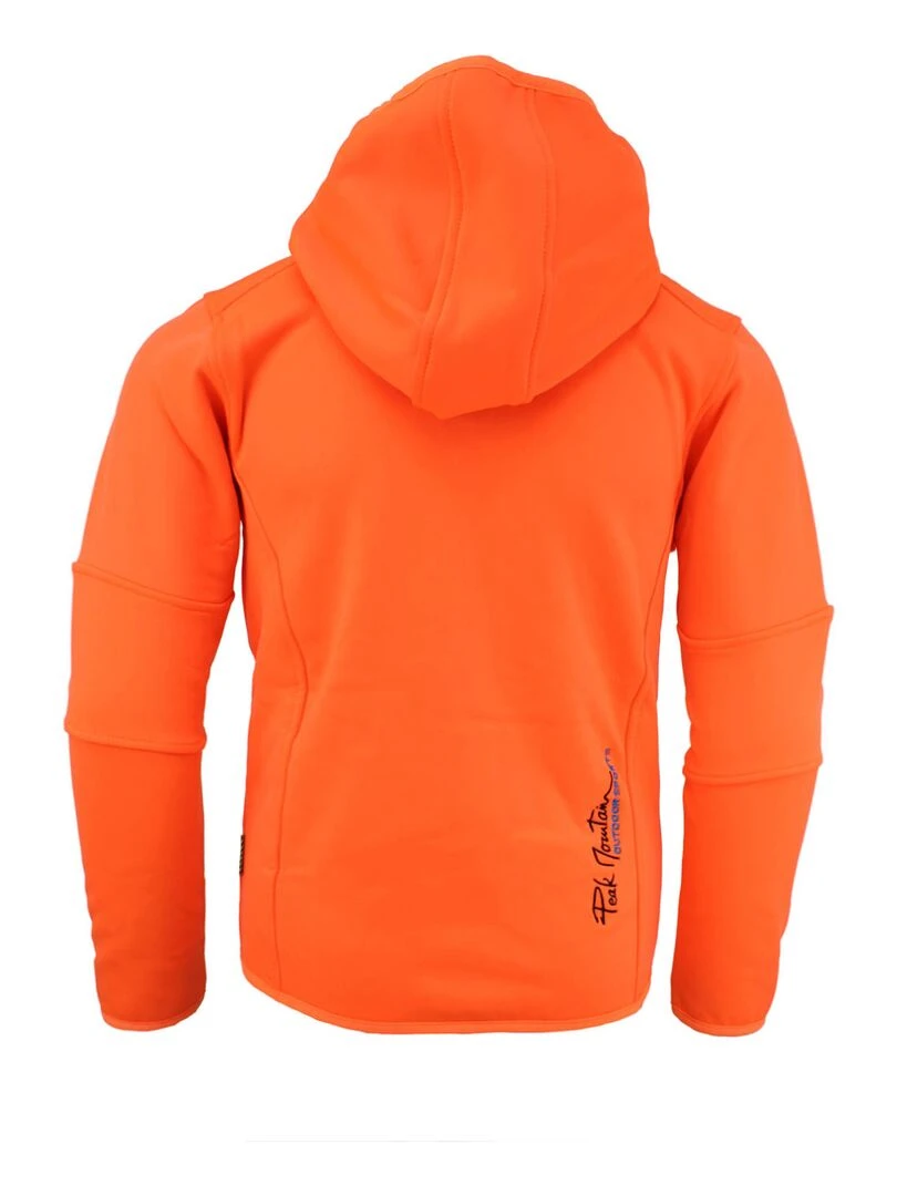 Blouson polar shell homme CAMPUS PEAK MOUNTAIN Orange
