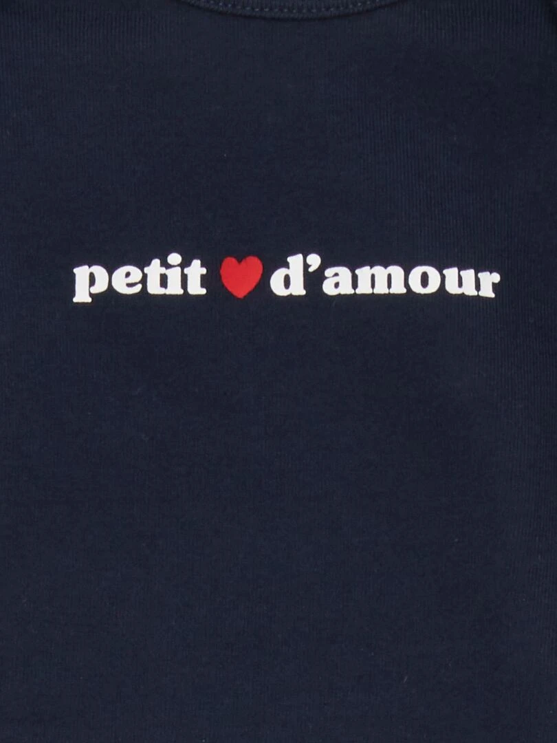 Set dors bien + body + bavoir   3 pièces   Blanc/marine