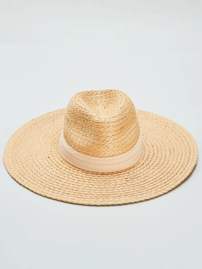 Chapeau de paille Beige