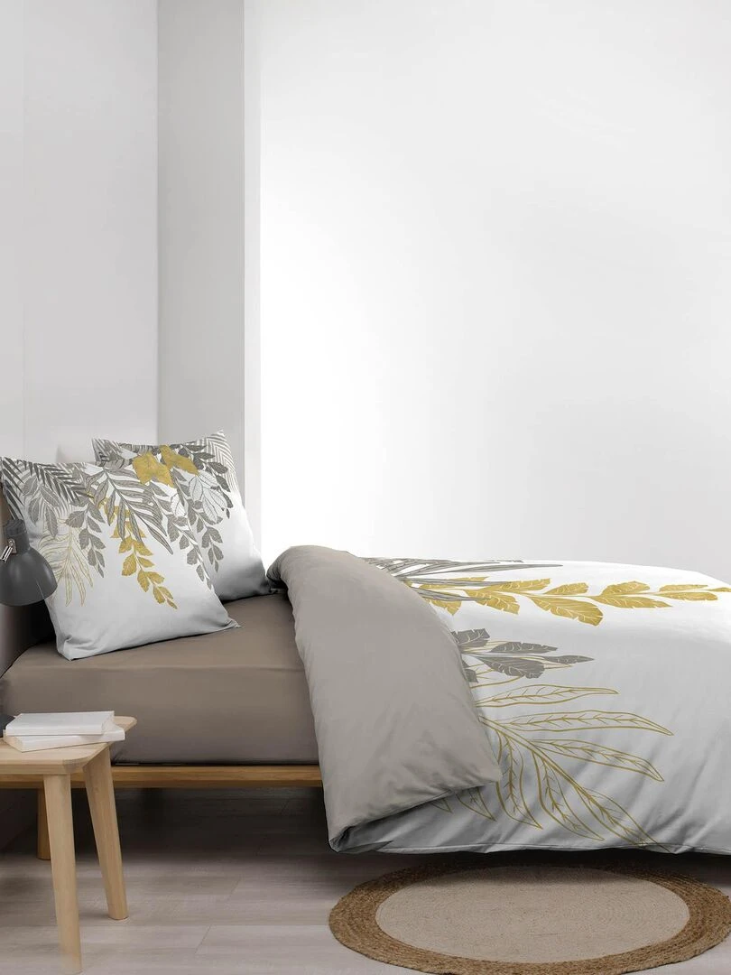 Housse couette + taies 220 x 240 cm Orlana   Blanc