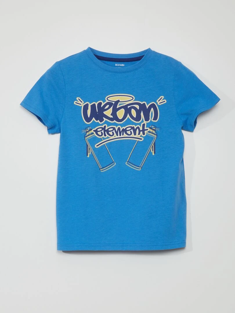 Lot de 3 t shirts en jersey   BLEU