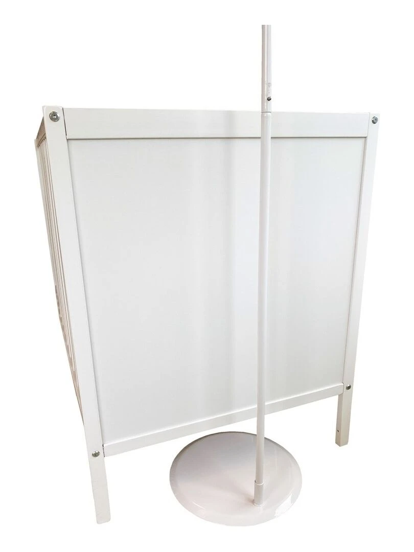 Steff   Flèche de lit   pour voile   pied rond   Blanc