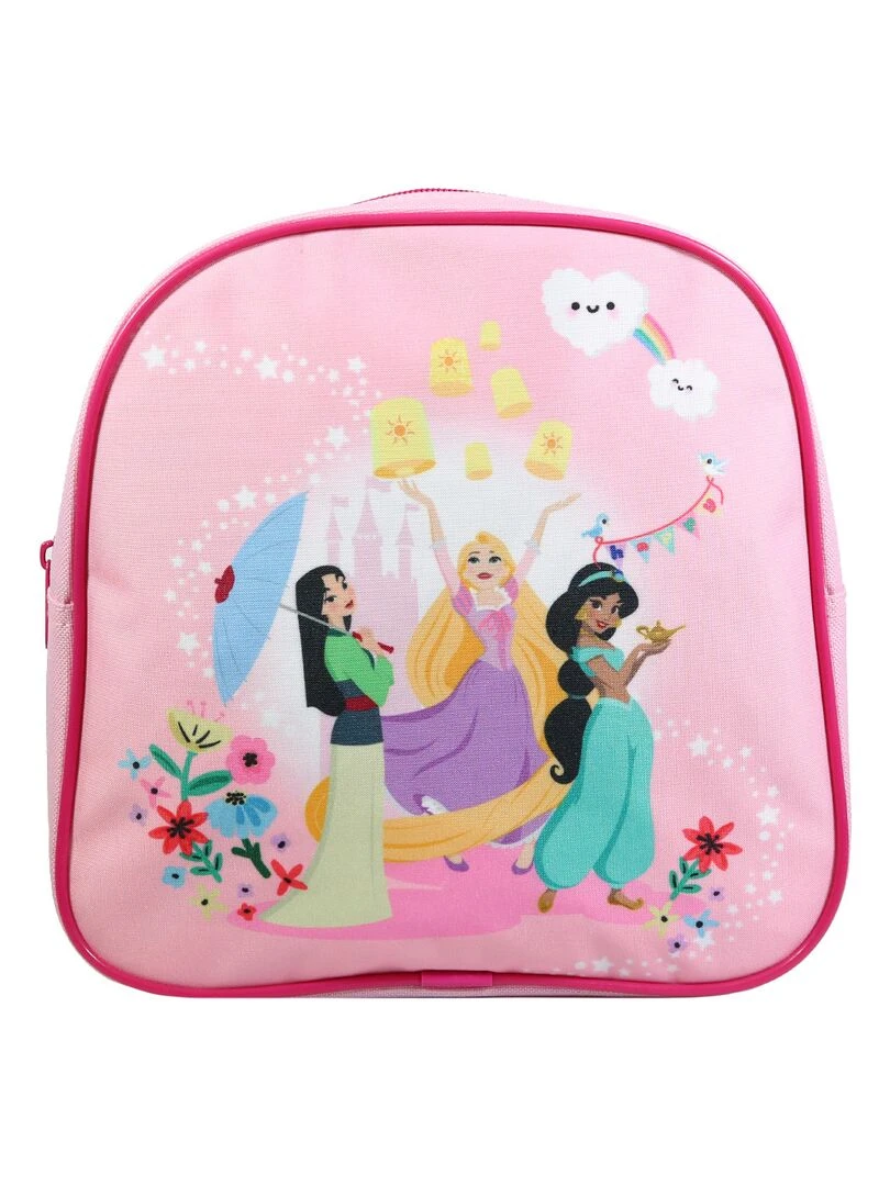 BAGTROTTER Sac à dos gouter 24 cm maternelle Disney Princesses Rose Rose