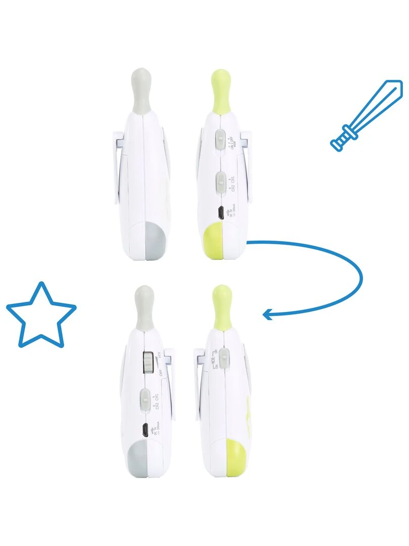 Babyphone Audio 300m 'badabulle'   Blanc