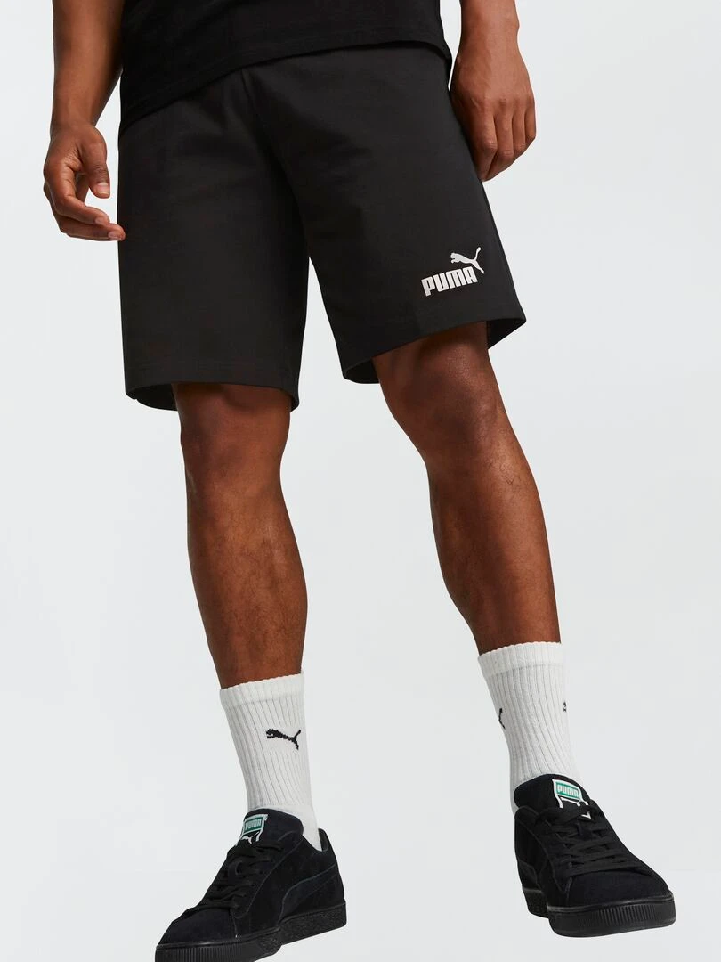 Short en coton 'Puma' Noir