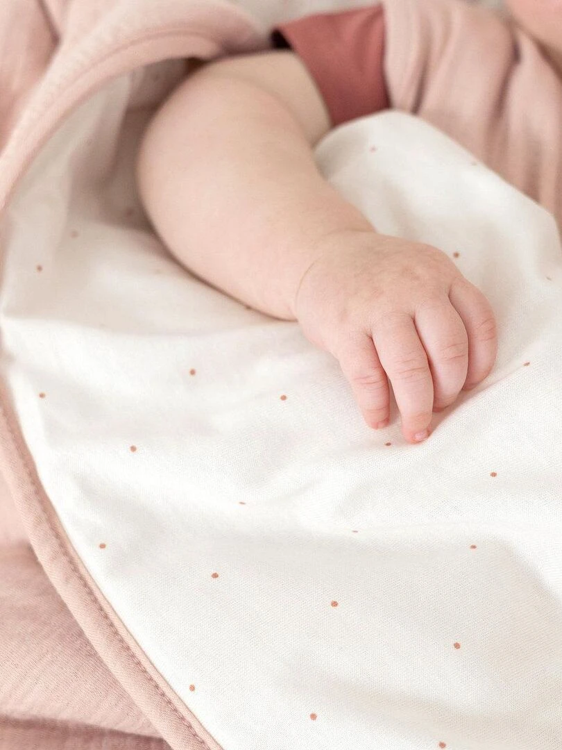Bemini Couverture Pady tetra jersey et jersey   Rose clair
