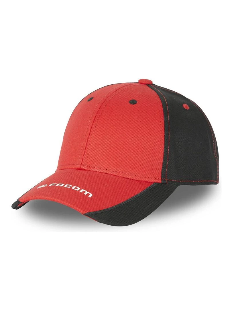 Casquette active avec coutures renforcées ajustable Facom Rouge