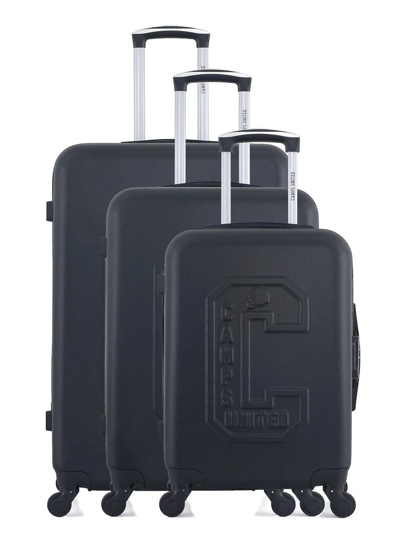 CAMPS UNITED SET DE 3 VALISES UCLA Noir