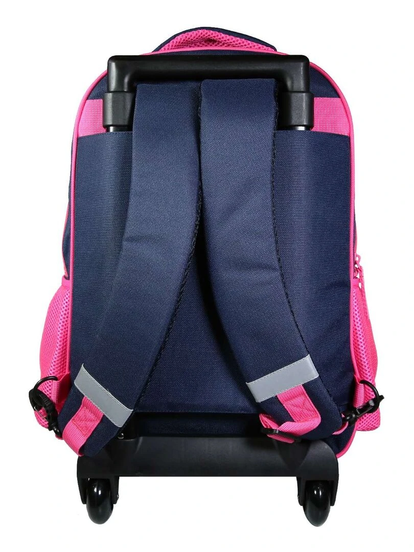 BAGTROTTER Sac à dos à roulettes 43 cm Poivre Blanc Rose Vélo   Rose