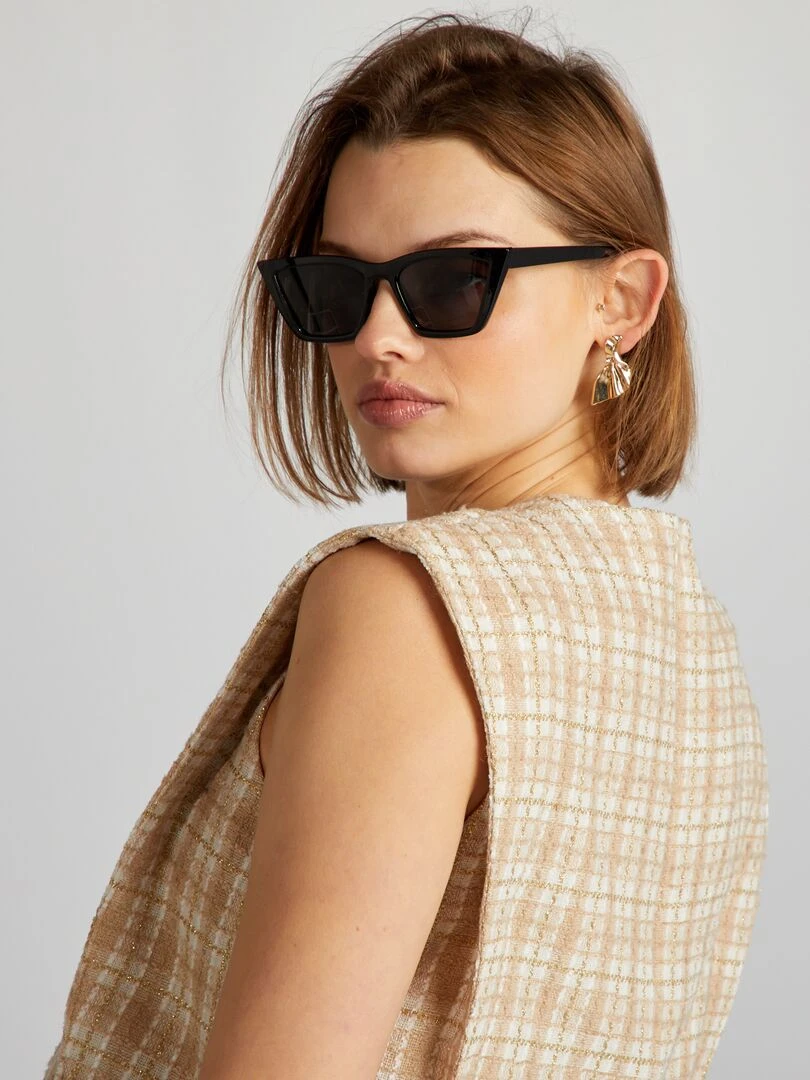 Blouse en tweed   Beige