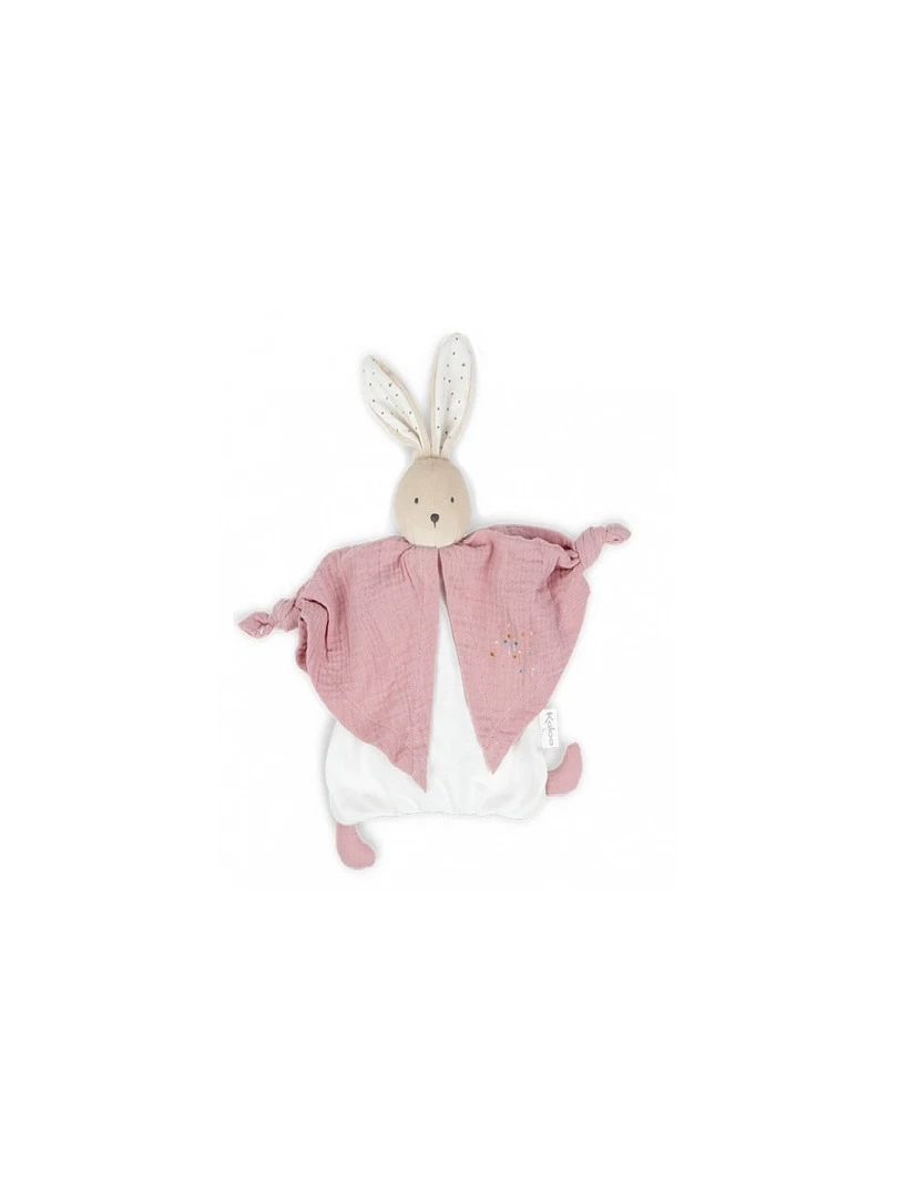 Doudou Plat Petit Pas Lapinou Rose N/A