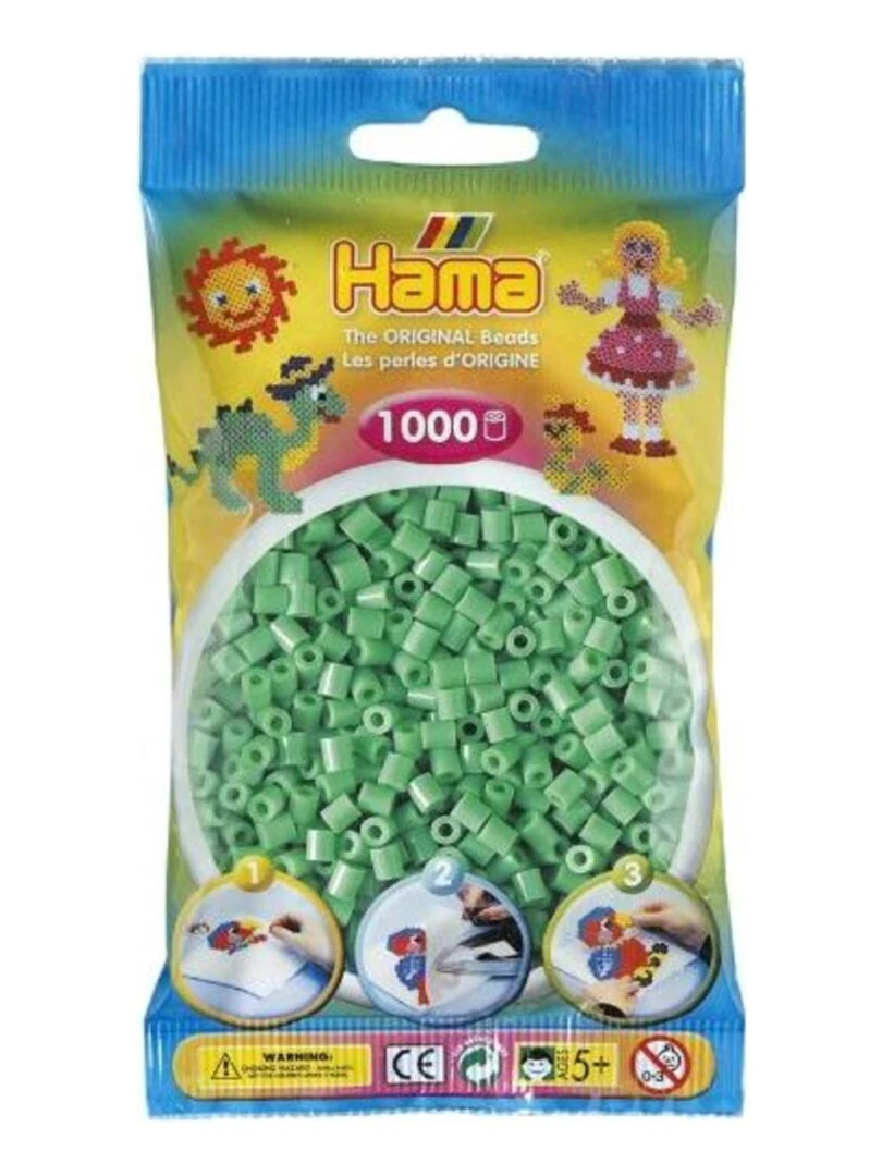 Perles en sachet Vert clair N/A