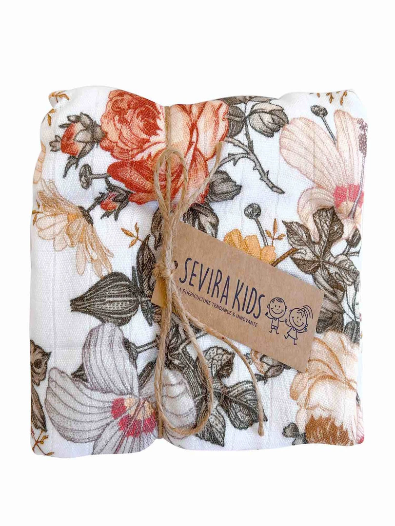 Maxi Lange Couverture En Viscose De Bambou Neo Vintage N/A