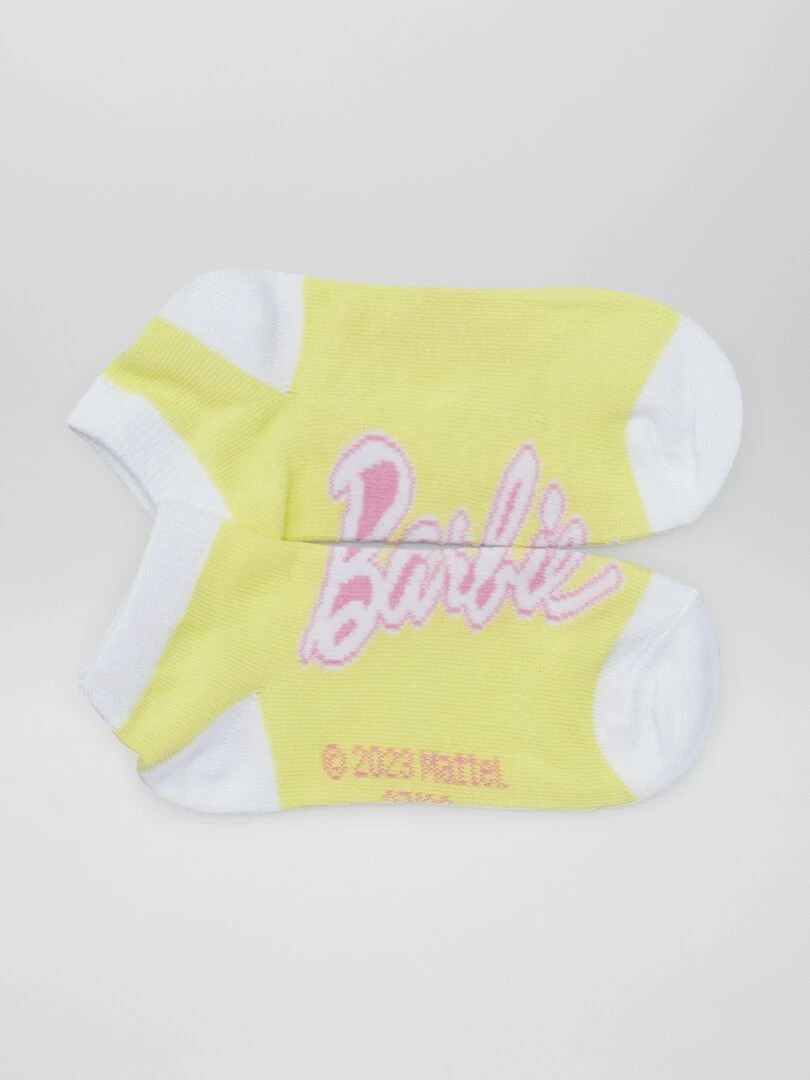 Lot de 3 paires de chaussettes 'Barbie'   Rose