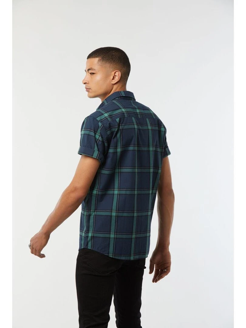 Lee Cooper Chemise manches courtes coton regular DIREAS Bleu foncé