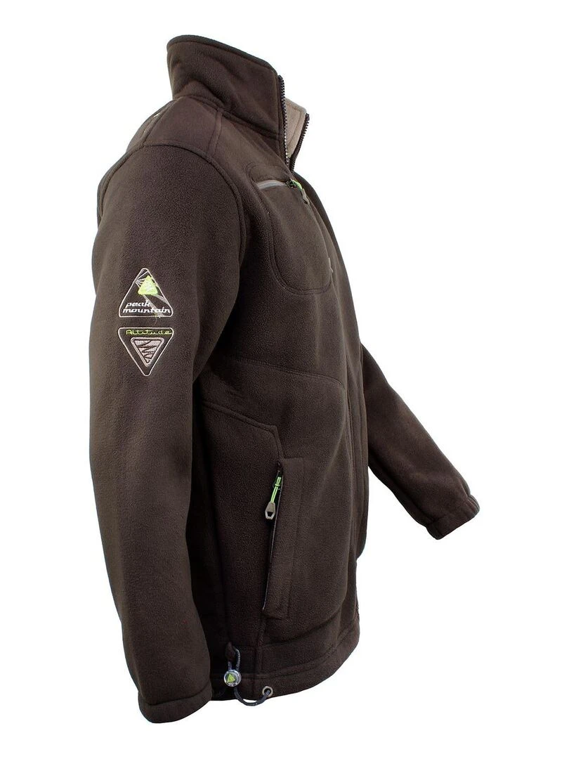 Blouson polaire homme CIK   PEAK MOUNTAIN   Marron