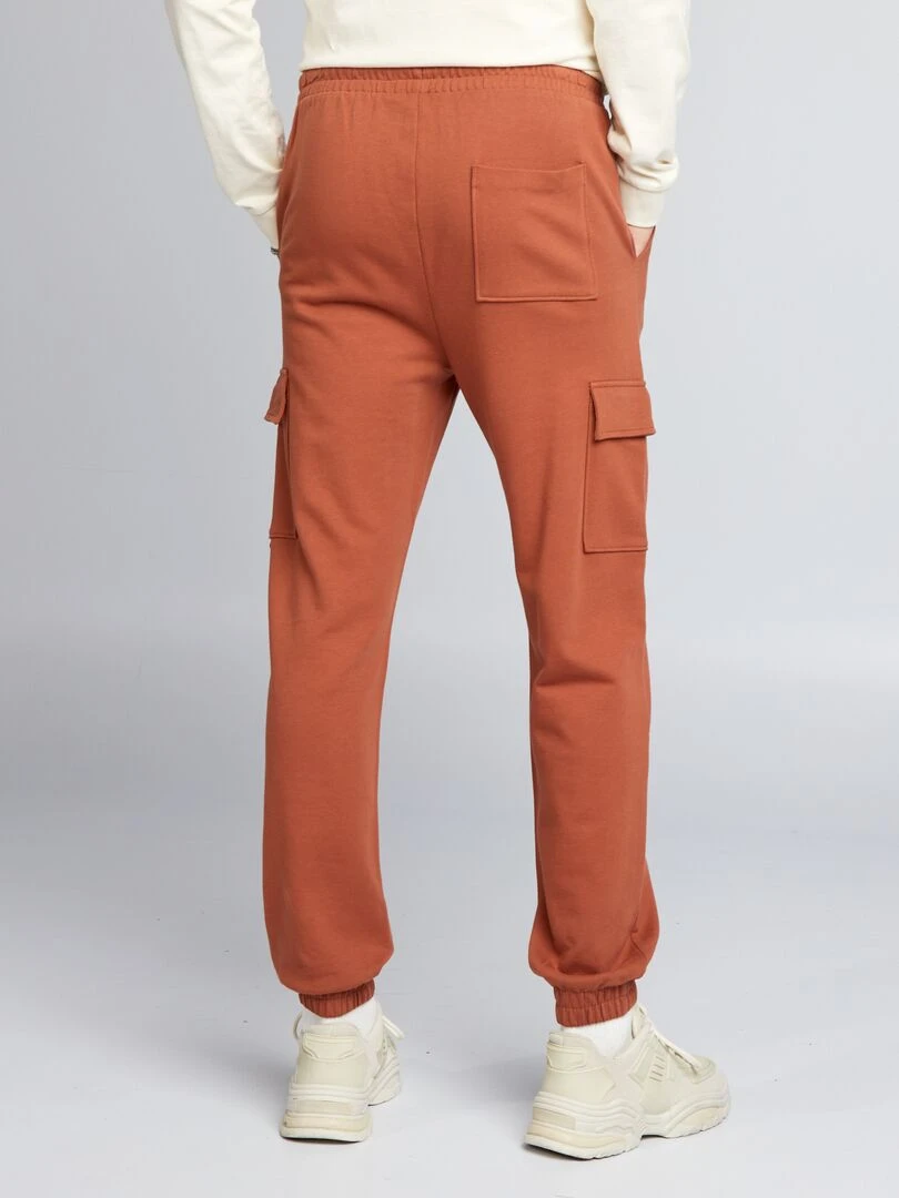Pantalon de jogging style cargo   Marron