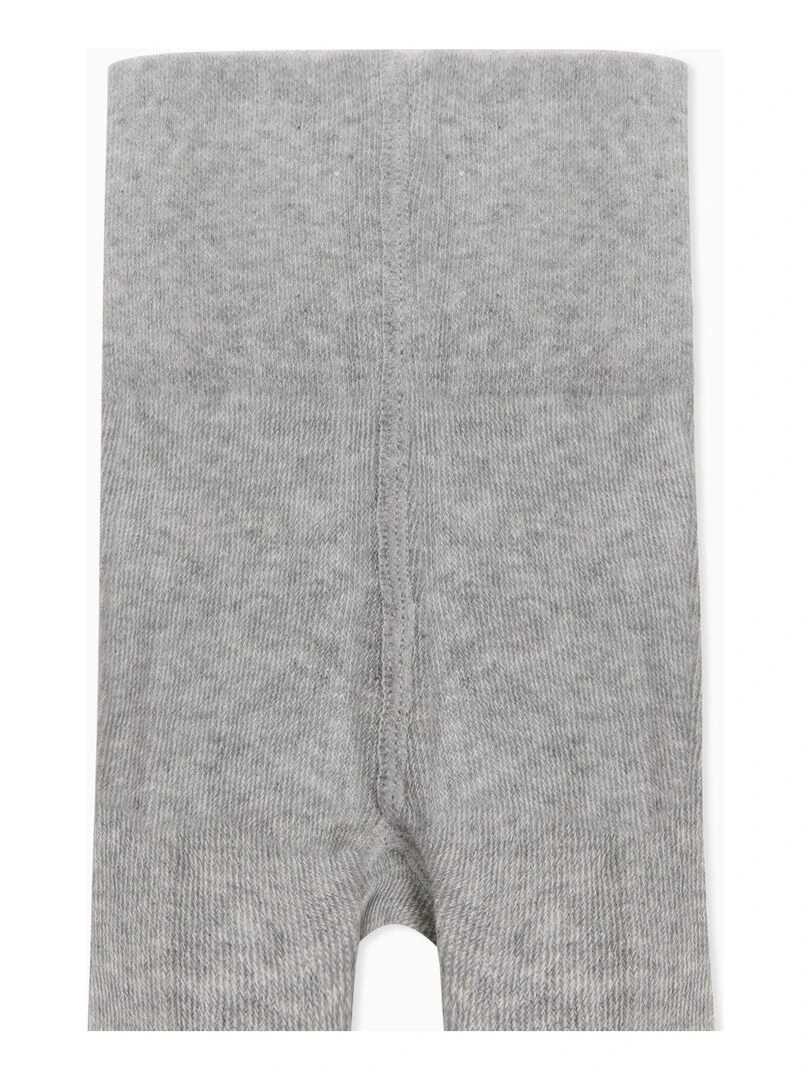 High Waist Knit Tights for Newborn   ESSENTIALS LINE   Gris clair