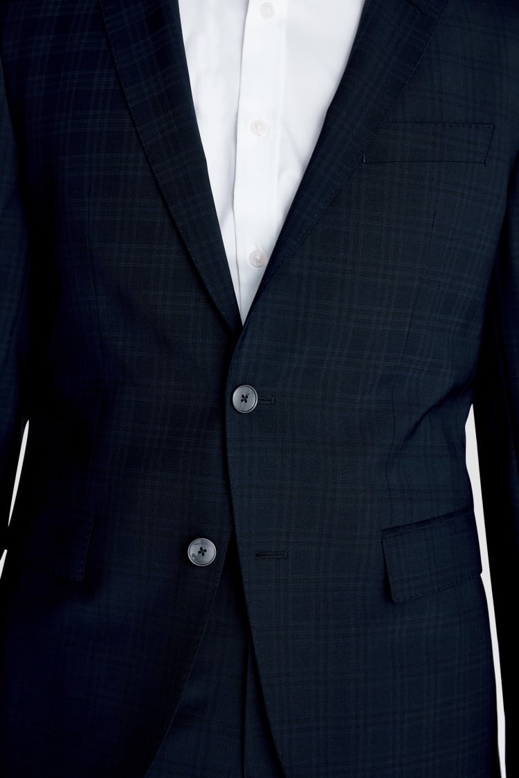 Slim Fit Tartan Dress Jacket   Buy Online at Moss