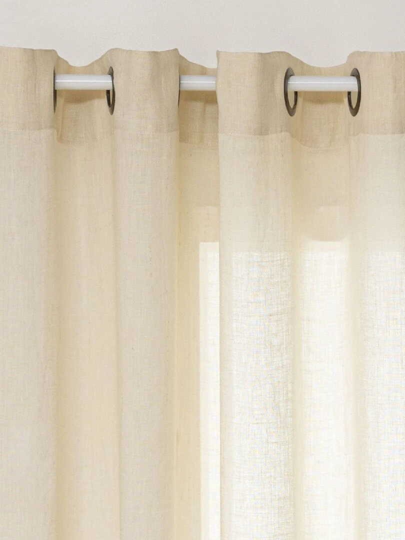 Rideau Voilage  100% lin   Beige