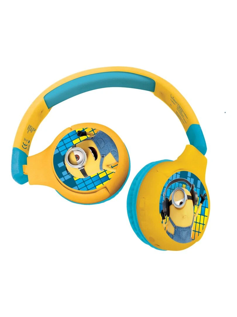 Casque 2 En 1 Bluetooth® Et Filaire Limitation De Son Design Les Minions N/A