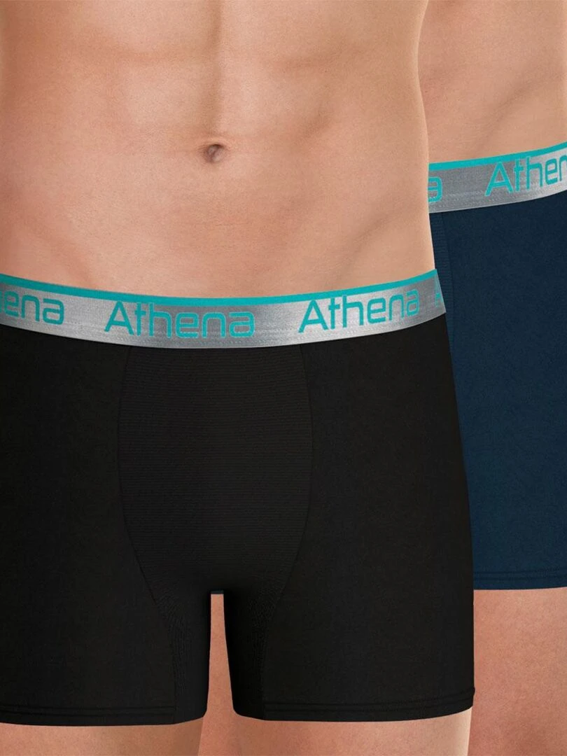Lot de 2 boxers homme 720 Stretch Adjust Bleu Noir