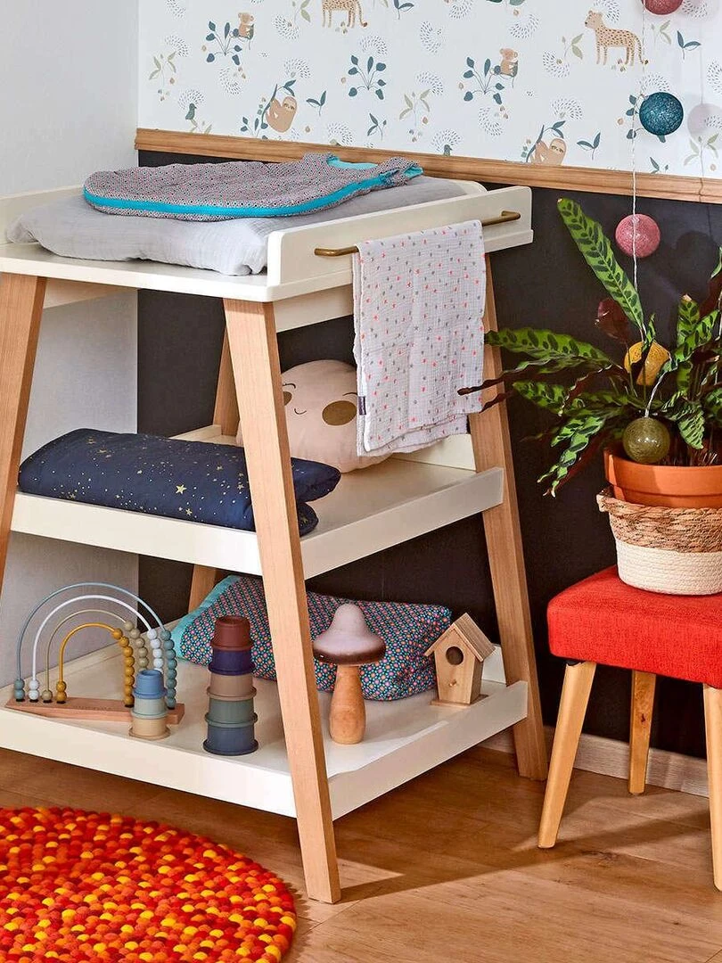 Table à langer Olympe   AKITEN RETAIL   Blanc Marron