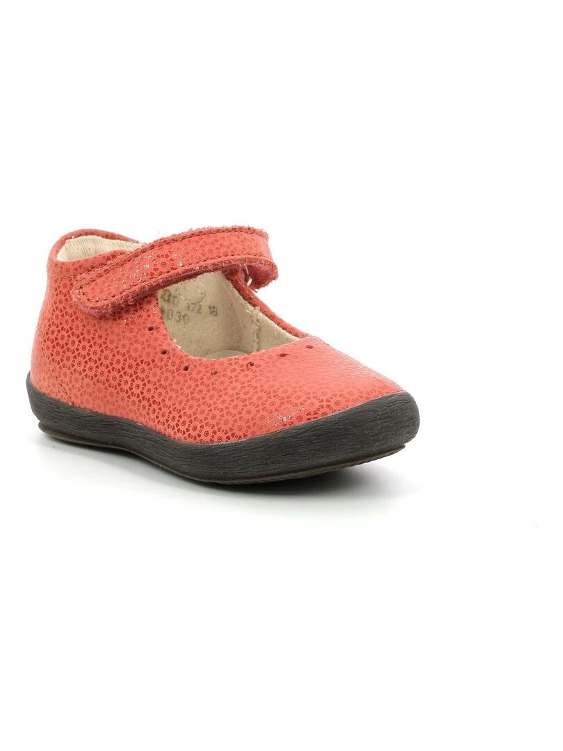 Babies Cuir Fify Orange