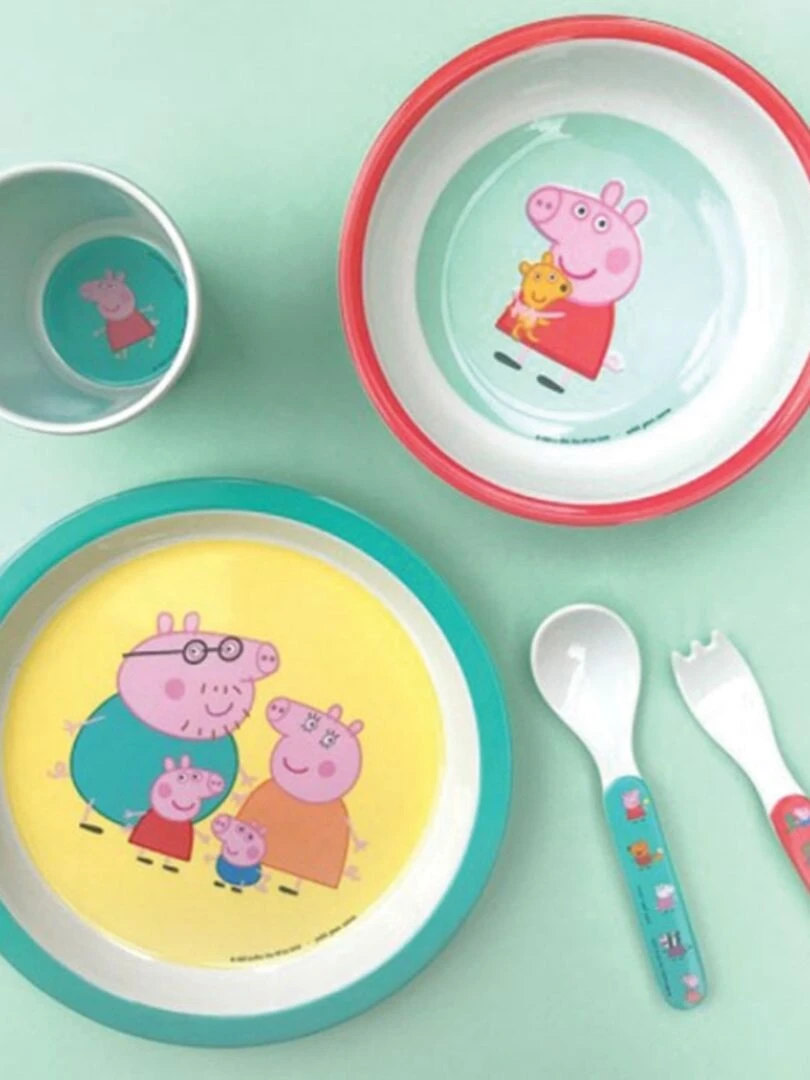 Bol Peppa Pig   Vert d'eau