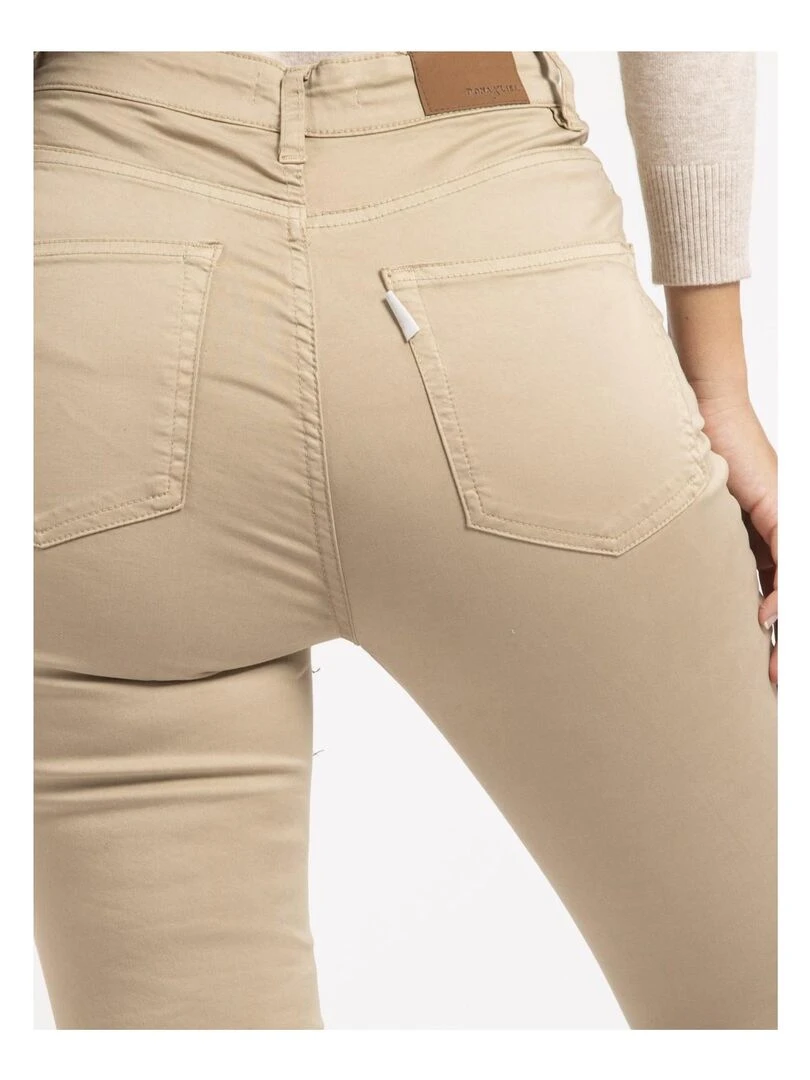 Pantalon slim EDITH   Rouge brique