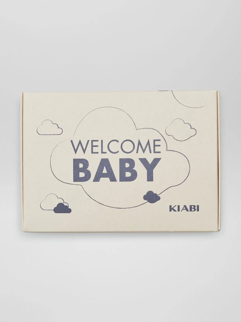 Box de naissance 'Welcome Baby' 5 pièces   Mixte   Bleu