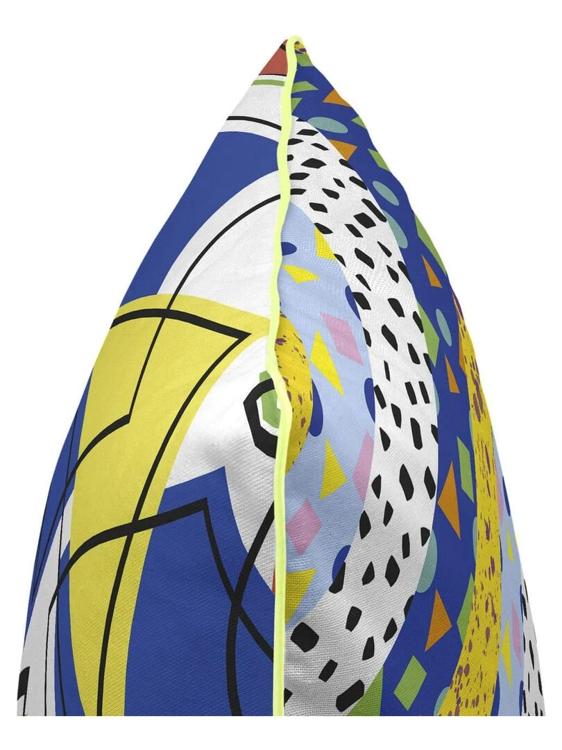 Housse de coussin décoratif Memphis "Happyfriday"   Blanc