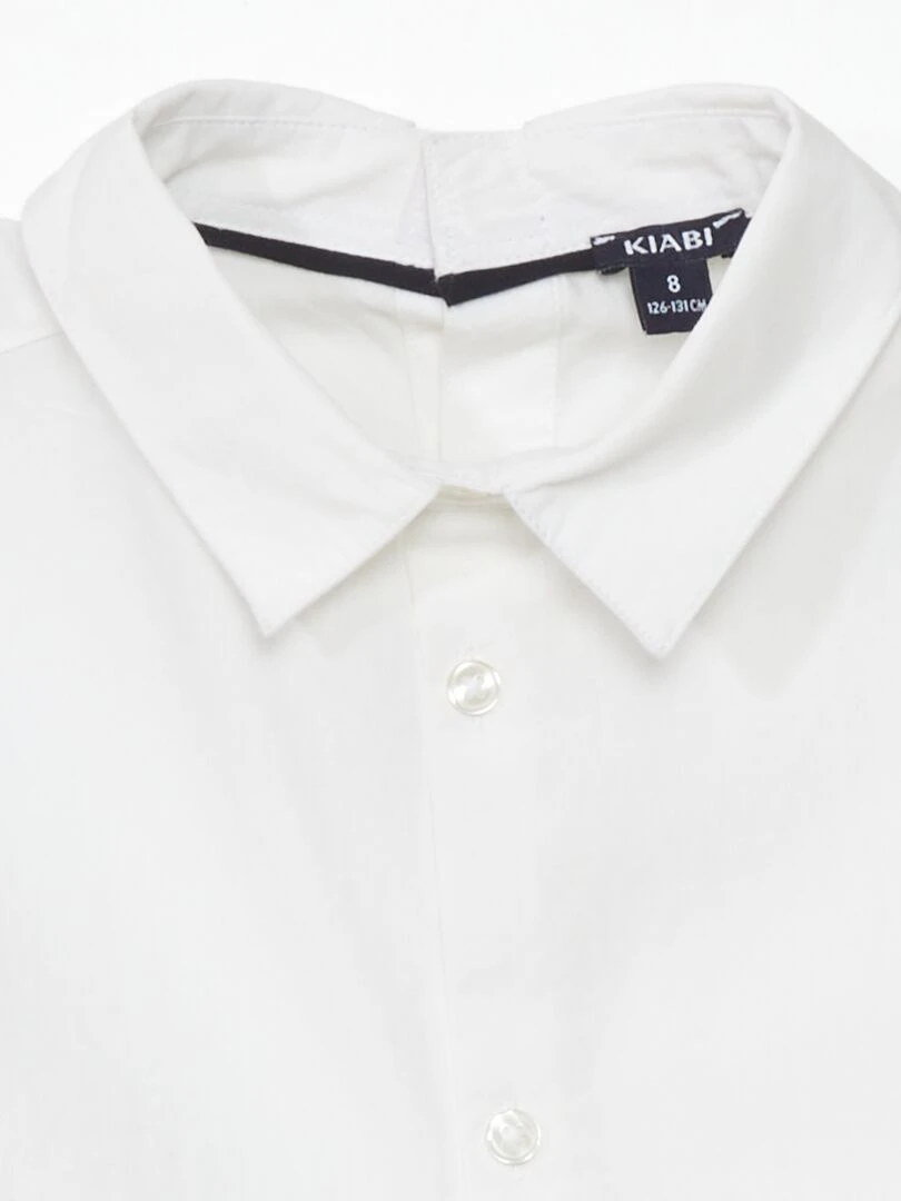 Chemise en popeline   So Easy   blanc