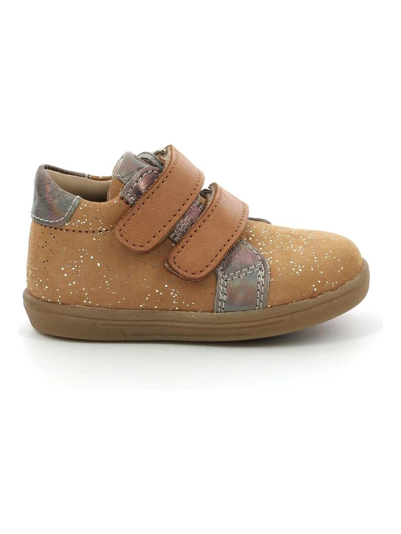 Sneakers hautes Cuir Wanalis Marron