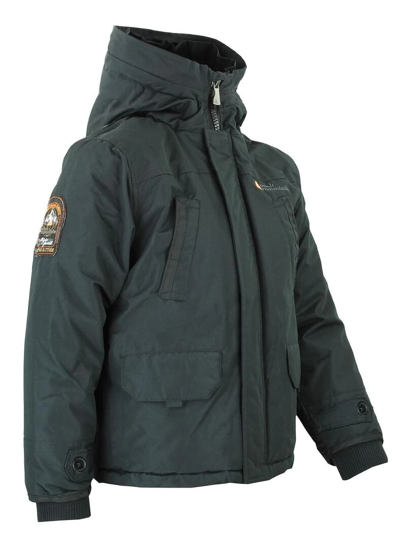 Parka de ski garçon ECAPEAK   PEAK MOUNTAIN   Noir Noir