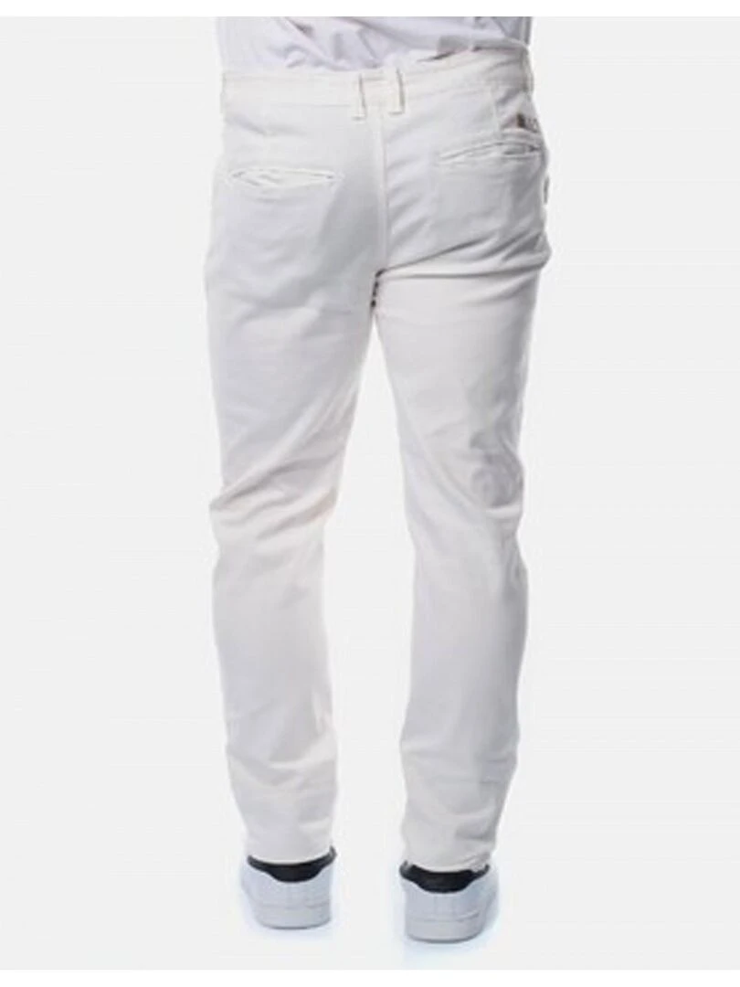 Pantalon Chino Kebello   Blanc Blanc