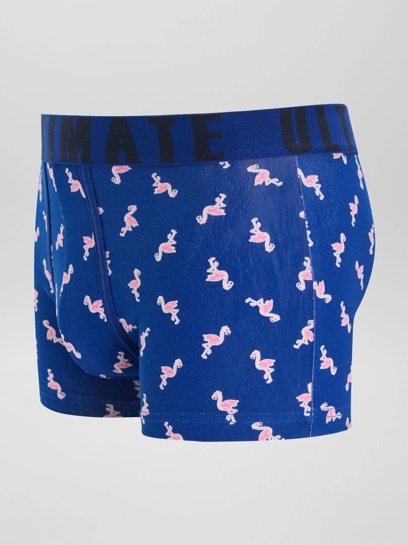 Lot de 3 boxers fantaisie   Bleu/jaune