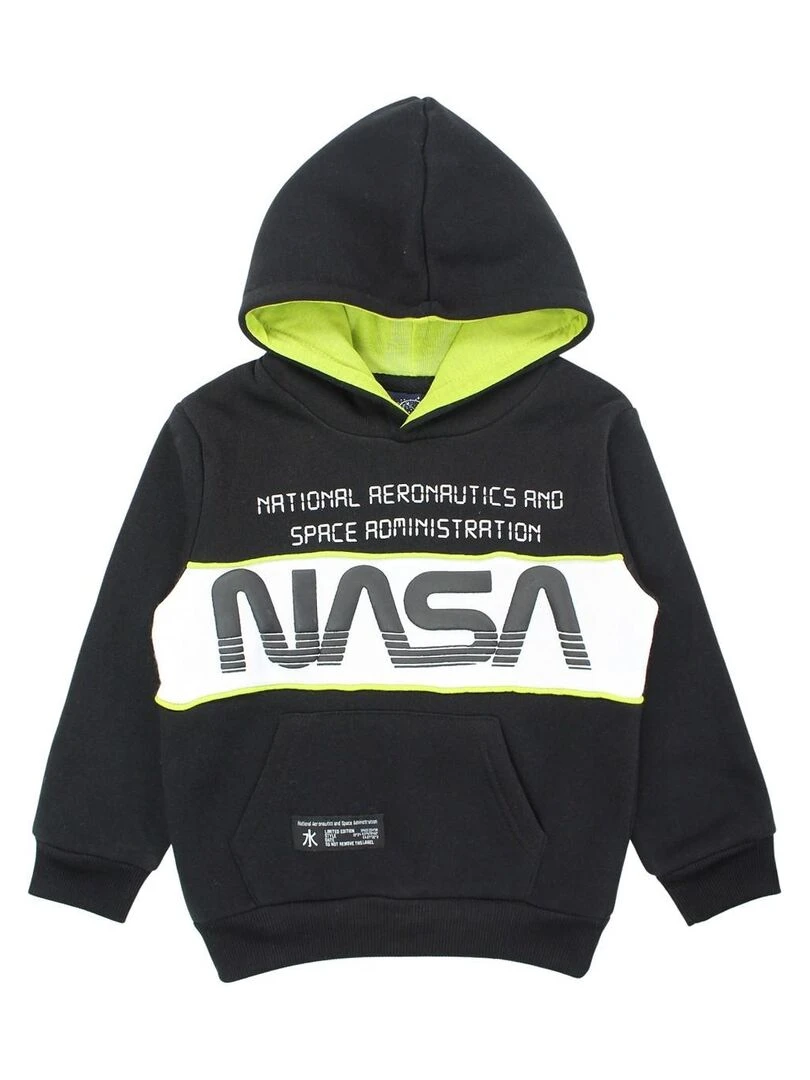 Nasa Sweat garçon imprimé logo Noir