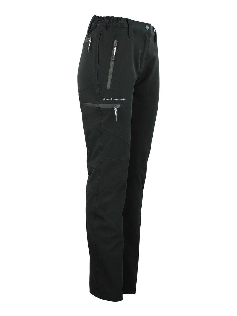 Pantalon de randonnée femme ABOR   PEAK MOUNTAIN   Noir Noir