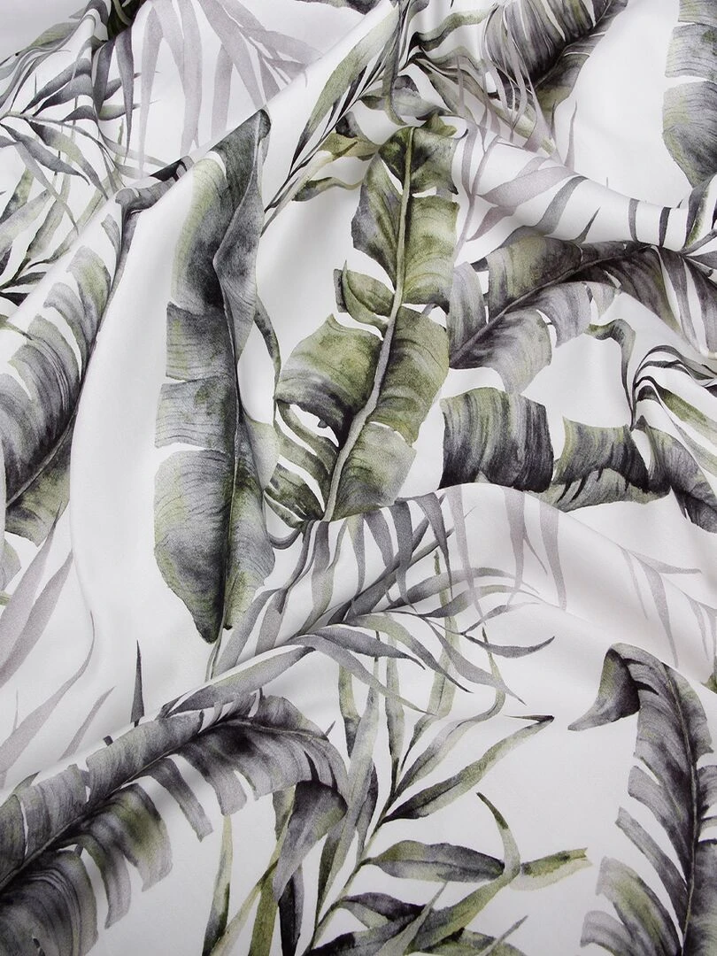 Lot de 2 Taies d'oreiller 50x70 cm satin de coton   Vert clair