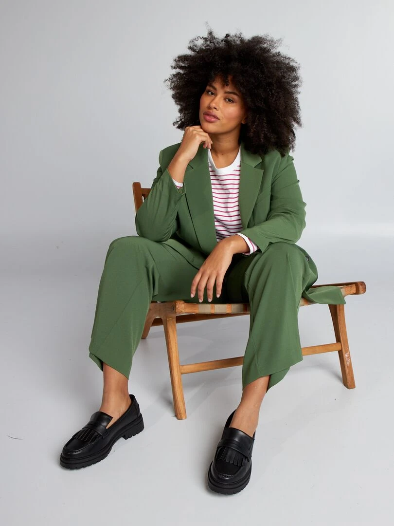 Veste de tailleur oversize Vert