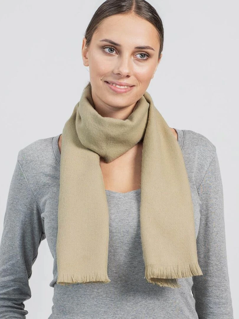 Echarpe Sherpa Fabriqué en France Beige