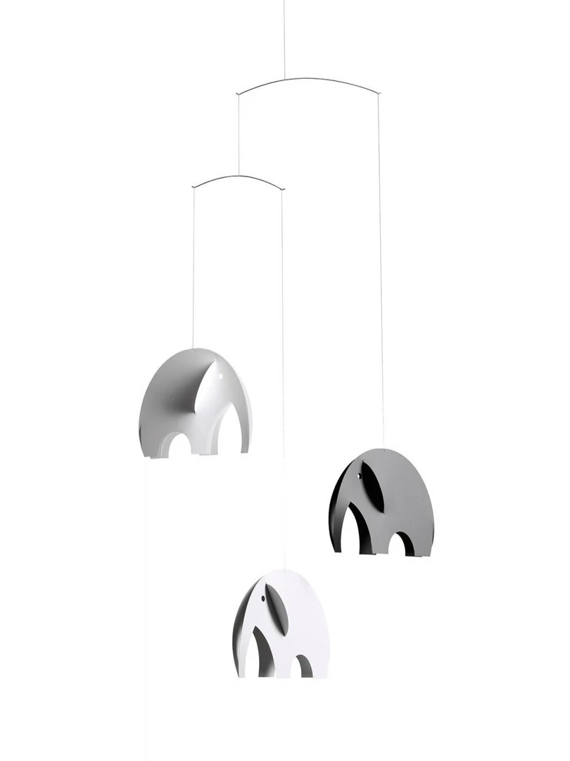 'flensted Mobiles' Olephants Gris