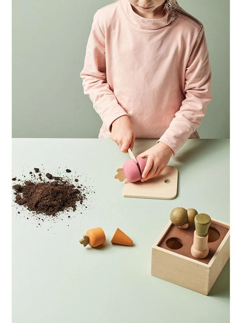 Boîte potager en bois Kid's Hub Kids Concept Multicolore