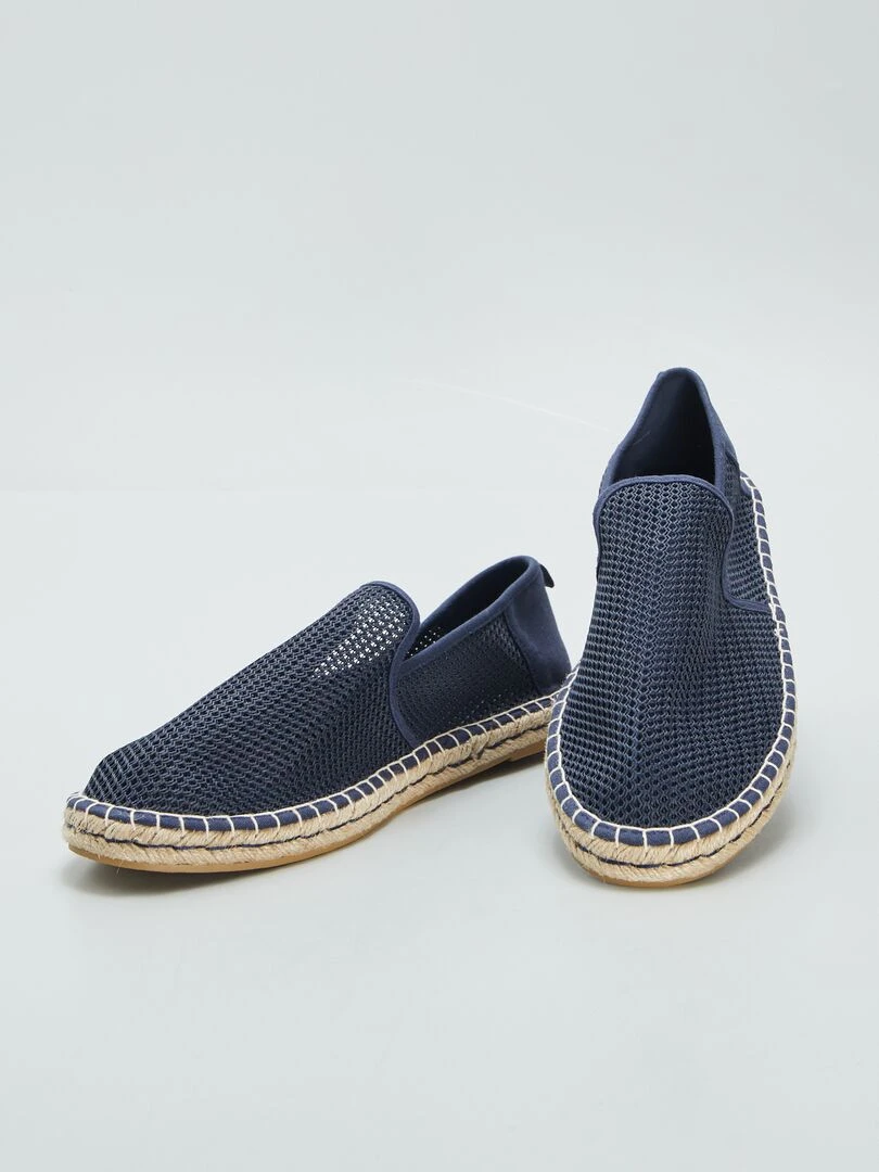 Espadrilles ajourées   Bleu