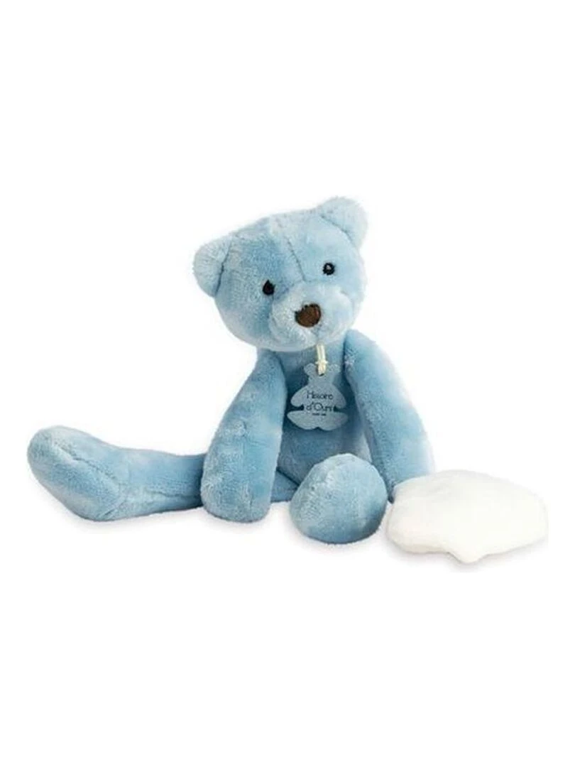 doudou Doudou et compagnie Ours Bleu avec Doudou Bleu 30cms HO2315 Sweety Pantin Bleu