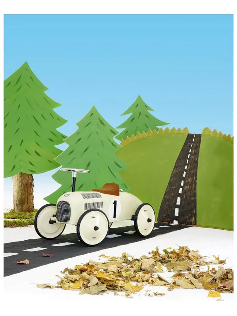 Porteur Voiture en métal : Blanc N/A