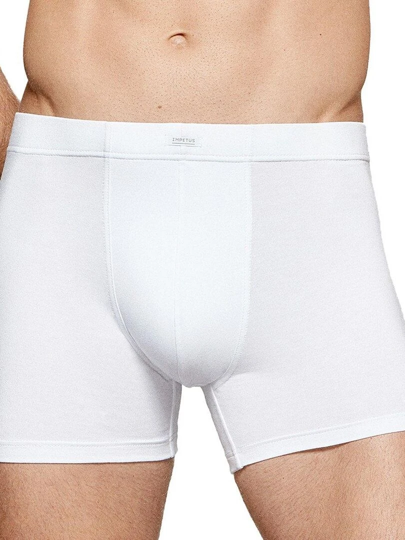 Boxer en coton modal stretch Essentials Blanc