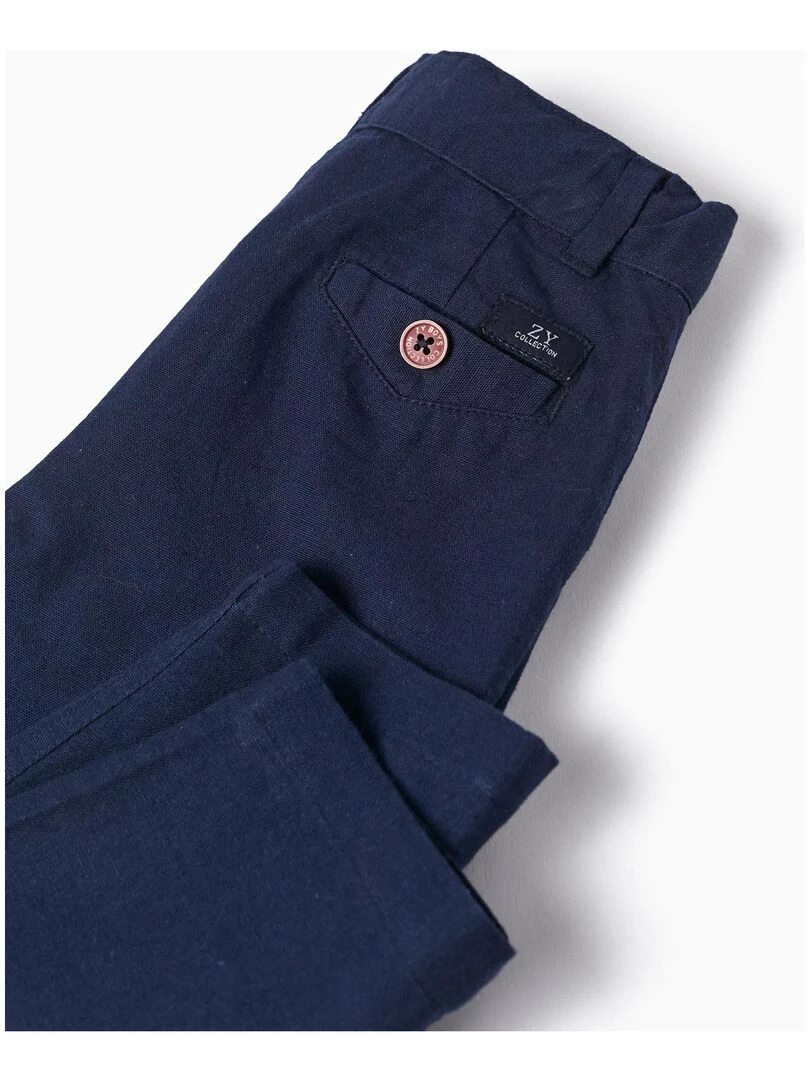 Pantalon pour Bébé Garçon 'Slim'  CÉRÉMONIE   Bleu foncé